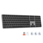 Meetion iKey K230 Multi-Device Wireless Office Keyboard Black